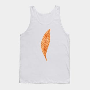 leaf watercolor fall Tank Top